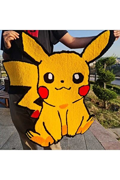 Home Pikachu Tufting El Yapımı Halı