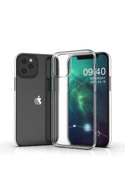 HTstore غطاء Zore Super Silicone متوافق مع iPhone 12
