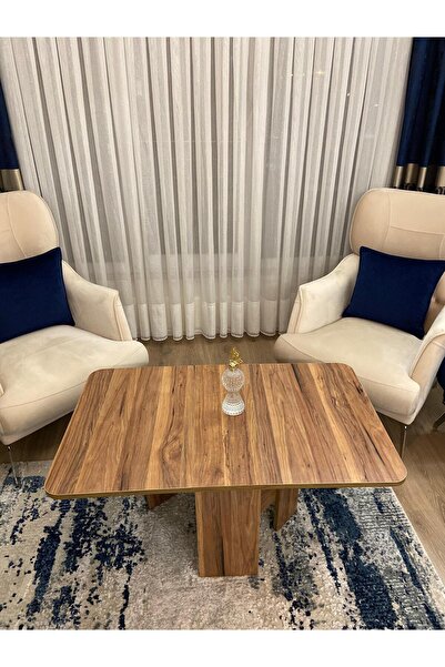 VETROWOOD Retro Sehpa Ceviz , Yan Sehpa, Orta Sehpa, Açılır sehpa