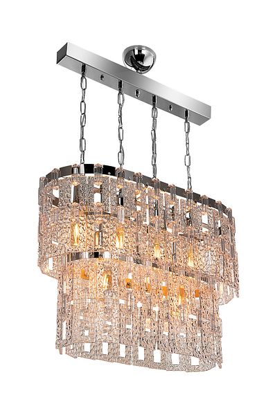 AG LightDesign White Crystal Pendant Lamp Chandelier Living Room Kitchen Corridor Bedroom Lamp