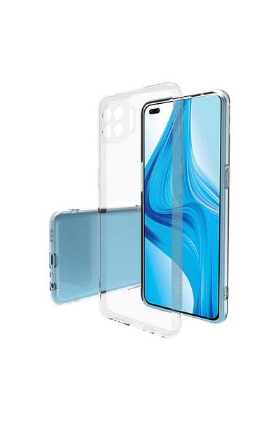 HTstore جراب Zore Super سيليكون لهاتف اوبو رينو 4 لايت