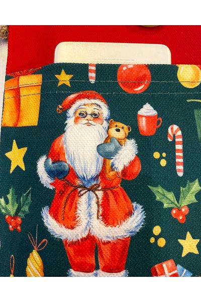 Smyrna Hanging Book / Tablet / Ebook Bag - Case ( Christmas Fathers )