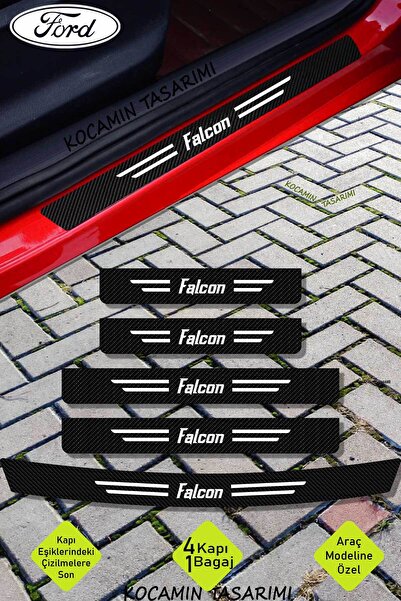 Kocamın Tasarımı Ford Falcon Araç Kapı ve Bagaj Eşiği İçin Çizilmeye Dayanıkl...