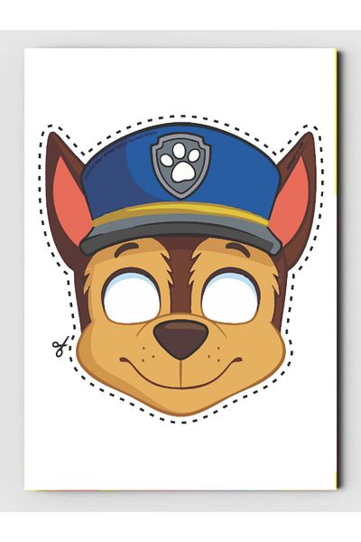 ZNC Βιβλίο ζωγραφικής 20 πλήρων σελίδων για Paw Patrol (+1 αυτοκόλλητο σελίδας) (με δώρο μάσκα)