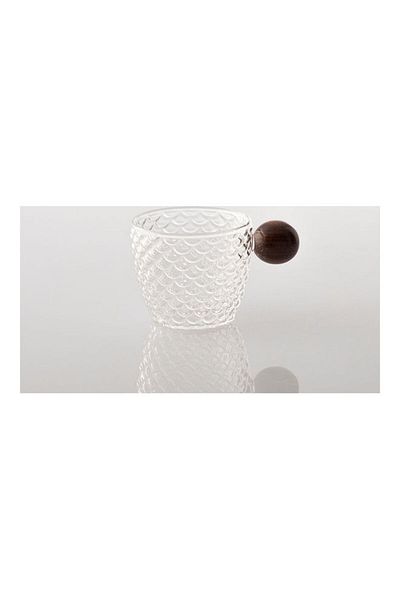 Dania كوب قهوة شفاف 7x7x6سم