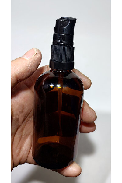 dercam 100 ml Şeffaf Losyon Sprey Şişe 100 Cc Sızdırmaz Beyaz Krem Pompa Kapa...
