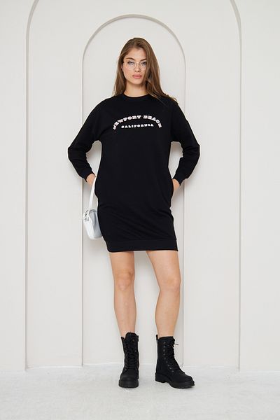 PONÇİK WOMEN'S NEWPORT WRITTEN TUNIC 21902 - BLACK