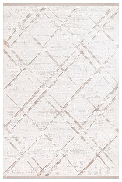 İpek İpek Halı Safarin 7739A Bej Akrilik Halı