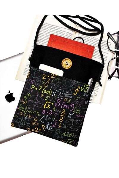 Smyrna Hanging Book/Tablet/Ebook Bag – Pouch (Mathematics)