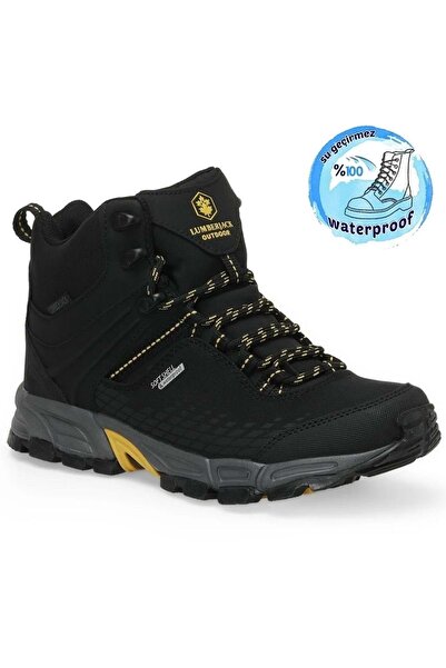 lumberjack Flake Hi Αδιάβροχα SoftShell Outdoor Unisex Αθλητικά Μποτάκια ΜΑΥΡΑ