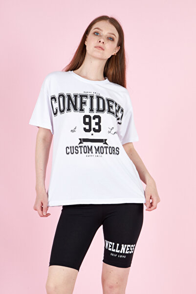 PONÇİK Tricou și colanți supradimensionate pentru damă Set sport Bumbac 23008...