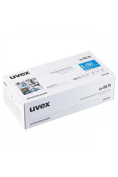 Uvex Protective Nitrile Gloves Powder-Free from U-Fit ft Chemicals