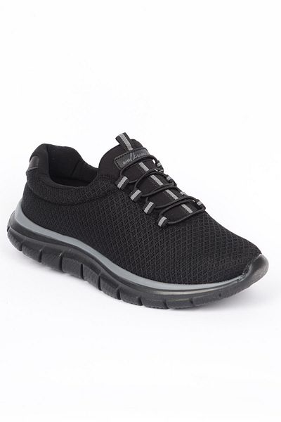 WALKWAY Flexible Women's Black Black Sneakers