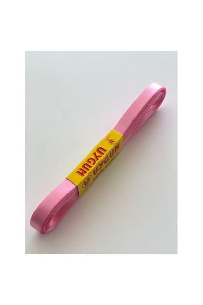 PartAntalya 10Mt Pink Satin Ribbon - 1cm Satin Ribbon Ribbon