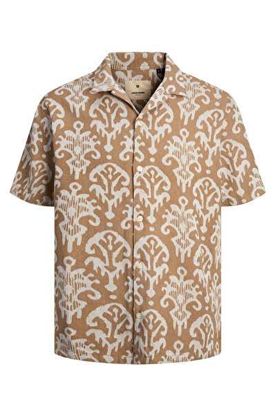 Jack & Jones Etnik Desenli Kısa Kollu Gömlek - Blualijah