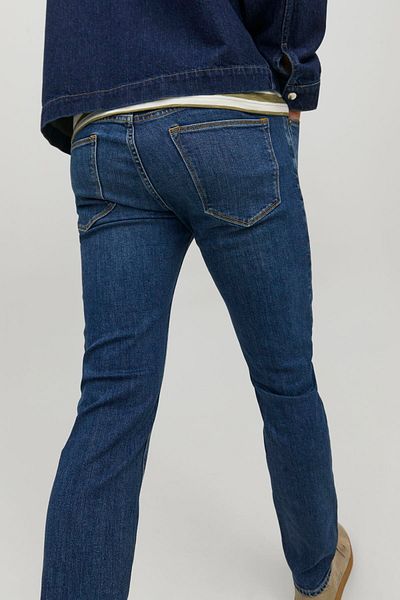Jack & Jones Ανδρικό τζιν παντελόνι - κανονική μέση, λεπτή εφαρμογή, Jjıglenn Jjevan AM 477 Lıd Noos