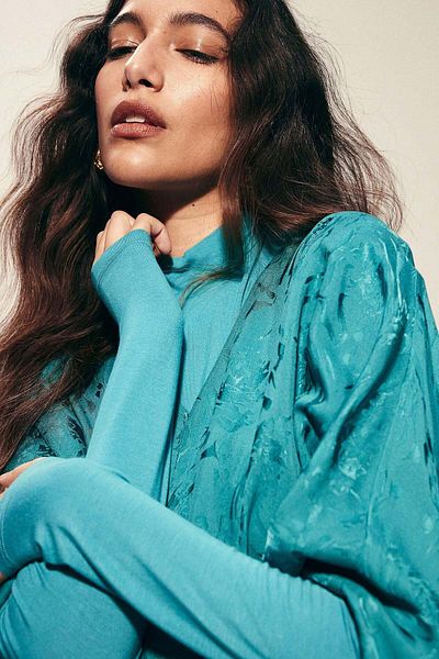 H&M Turtleneck jersey top