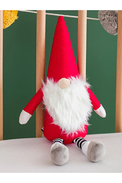 LC Waikiki New Year's Day from Renkli̇mağazadan Red New Year Themed Dwarf Stuffed Baby Pillow 34 cm