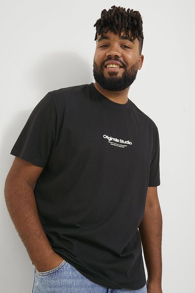 Jack & Jones Μπλουζάκι με τυπωμένο λογότυπο στήθους Plus Size - Vesterbro