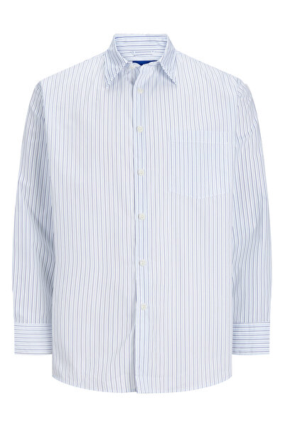 Jack & Jones Erkek Çizgili Gömlek - Bill Poplin