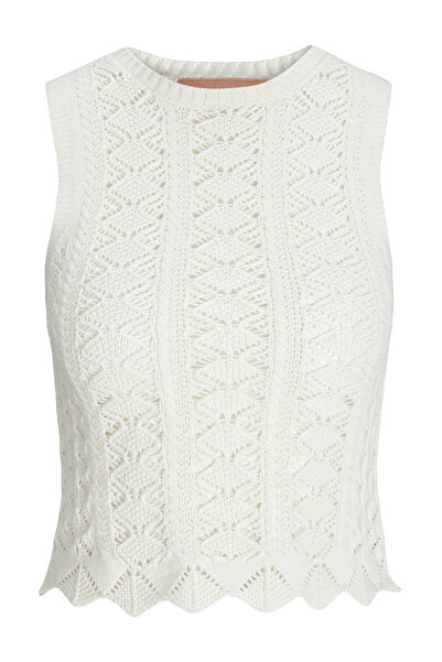 Jack & Jones Kadın Örgü Desenli Kolsuz Bluz - Zuri