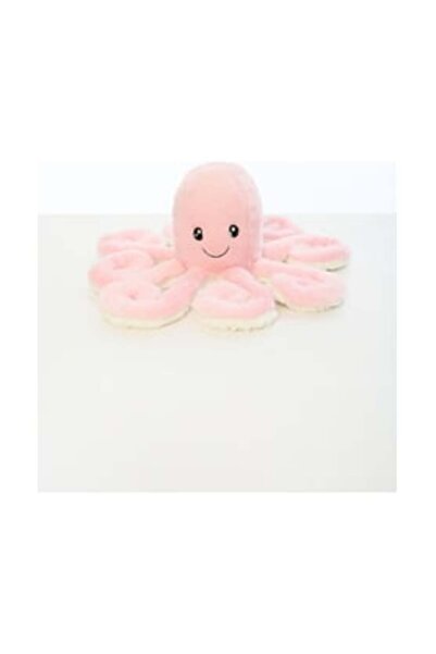 Çelik Pufu Toys Yumuşak Uzun Bacaklı Peluş Ahtapot Oyuncak Pembe