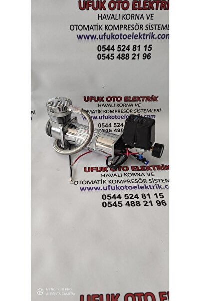 Air Için Ve Havalı Korna Için Otomatik Kompresör 12v