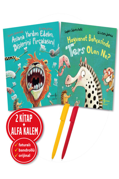 TÜRKİYE İŞ BANKASI KÜLTÜR YAYINLARI Sophie Schoenwald 2 Kitap Aslana Yardim E...