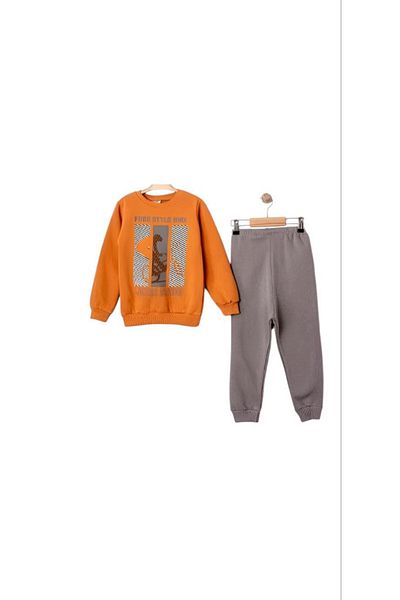 asiltr Boy's Tracksuit Set - Asil Trend, 3 Thread Raster, 4-8 Years