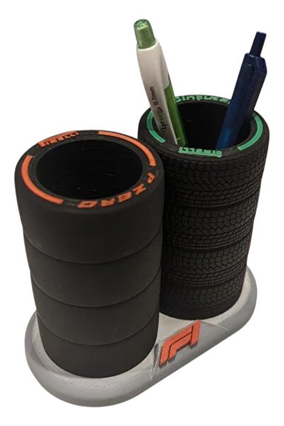 Miyazaki حامل قلم الفورمولا 1 - تصميم إطار F1 متعدد الألوان