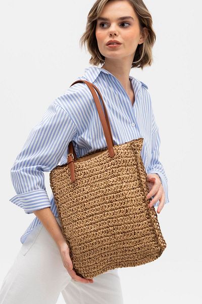 Matthew Cox Women's Straw Bag C.Hsr1178
