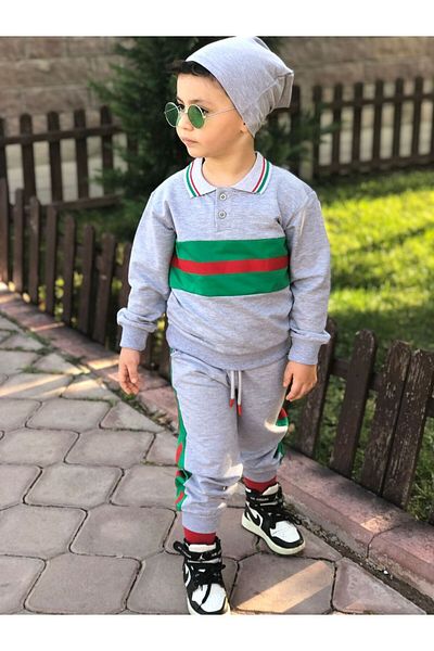Kids Boy's Tracksuit Set - and Beret