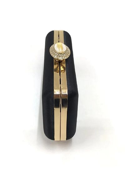 SABMAR Rochie de seara din satin Geanta de seara pentru femei - Lant si cotiere, clutch si geanta portofoliu Veronika001