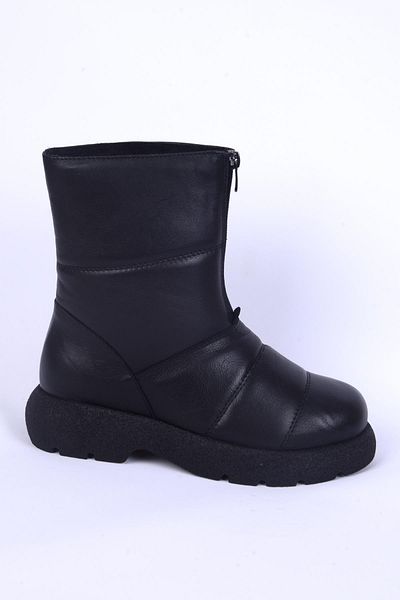 Riccardo Colli Z.235070 Черни дамски кожени ботуши