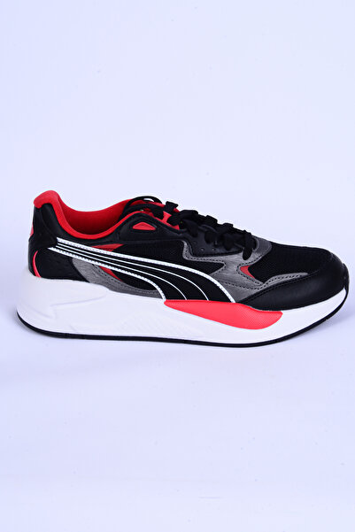 Puma 308061-01 Ferrari X-Ray Deri-Fileli Eva Taban Siyah Günlük Erkek Spor Ay...