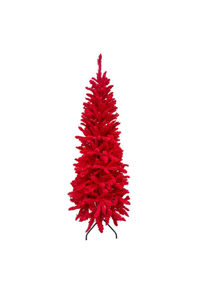 Party Country 180 cm İthal Yılbaşı Ağacı 650 Dal -Kırmızı-