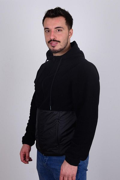 Cazador 23kceeo05116 Men's Black Fleece with Zip Front