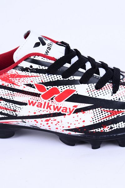 WALKWAY Power Hs-m Comfortable Sole Flexible White Men's Astroturf Shoes