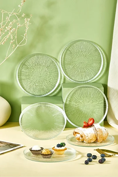Lora Bianca Rexi 16 cm Cake Plate Set - 6 Pieces