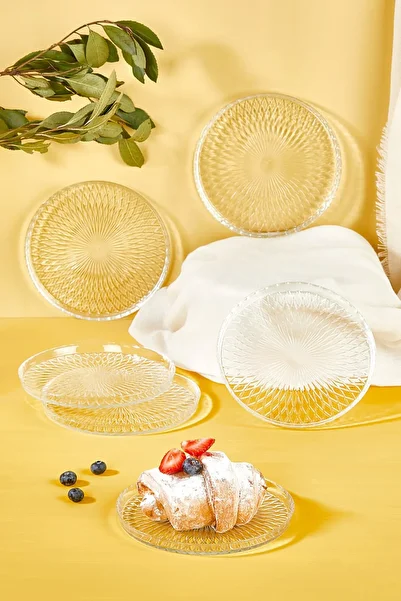 Lora Bianca Zelazo 16 cm Cake Plate Set - 6 Pieces