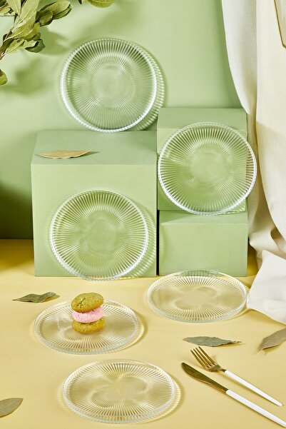 Lora Bianca Paris 16 cm Cake Plate Set - 6 Pieces