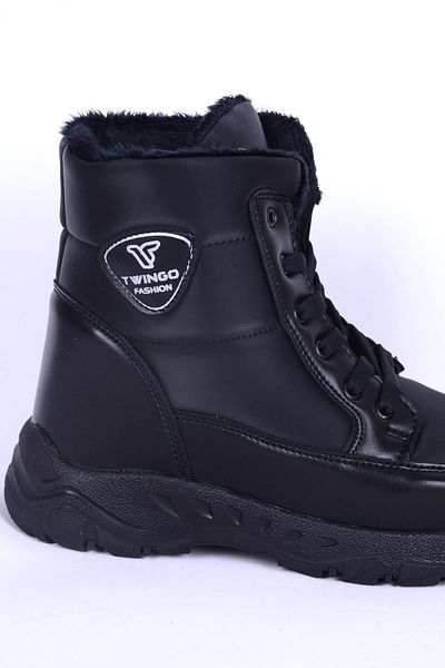 WALKWAY Cizme din piele pentru femei Parse Z Black-smarald