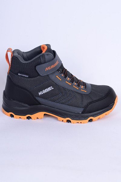 hummel 900376 -2267 Hml Luan Jr Μαύρο-πορτοκαλί Αγόρι Μποτάκια