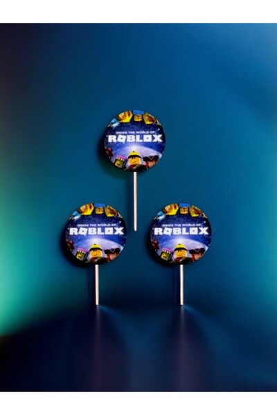 VibeHome 16Pcs Roblox Themed Toothpicks - for Birthday Party and Fun Events
