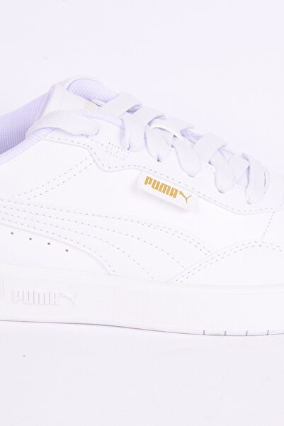 Puma 38937101 Court Ultra Lite Deri Rahat Taban Bağcıklı Rahat Hafif Esnek Beyaz Günlük Unisex Ayakk
