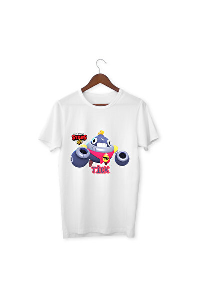 ALPŞAN TİCARET Brawl Stars Tick Kids Adult White T-shirt Unisex dečija majica