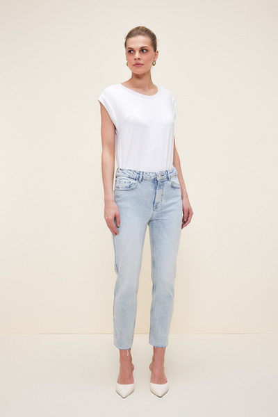 Love My Body Pantaloni din denim cu 5 buzunare