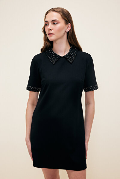 Love My Body Stone Detailed Dress