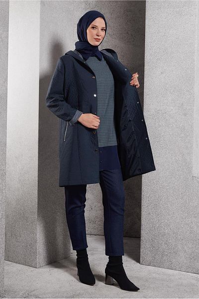Alvina Hooded Trench Cotton 10913