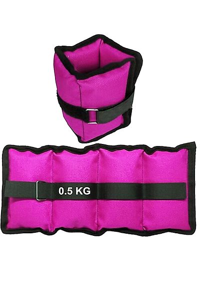 Jet 0,5 Kg x 2 bucăți saci de nisip roz Set de greutăți pentru mâini și picioare